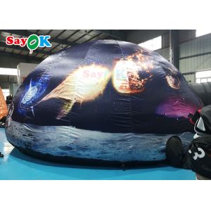 Rapid Expansion Portable Inflatable Planetarium Tent With Printed Pattern