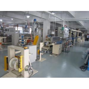 PVC FEP FPA ETFE material extruder cable wire extrusion machine