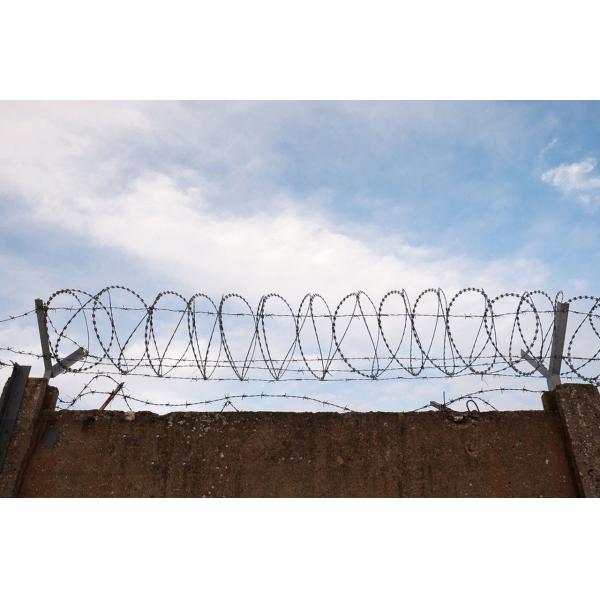 Buy Durable Blade Razor Barbed Wire Enhanced Security Fence Protection at wholesale prices