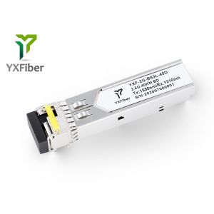 2.5 Gigabit 40km LC 1550nm/1310nm BiDi SFP Transceiver