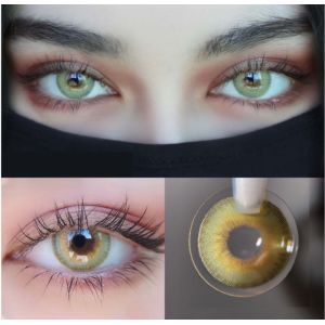 Girl Grey Colour Eye Contact Lens HEMA Material 8.4-8.6mm Base Curve