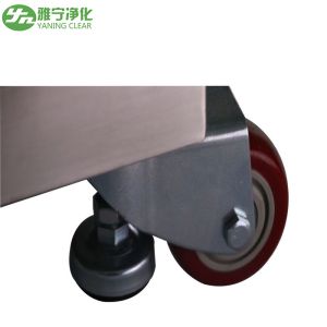 Stainless Steel Raw Material Sampling Booth With Pressure Gauge And UV Light