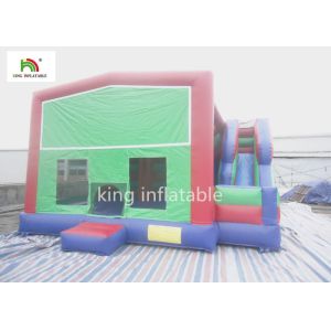 Quality Backyard Kids Inflatable Jumping House Bounce Castle With Slide Rent EN14960 for sale