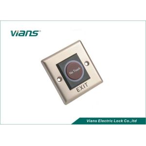 Infrared Door Exit Button / Push To Exit Switch With Touch Free Sensor ,