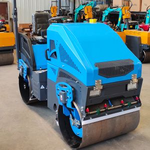 2ton Hydraulic Roller Double Steel Wheel Vibration Asphalt Compacts Small Road