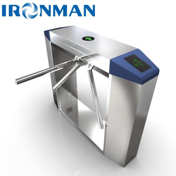 High Security Drop Arm Turnstiles , Bi Directional Turnstile Stainless steel