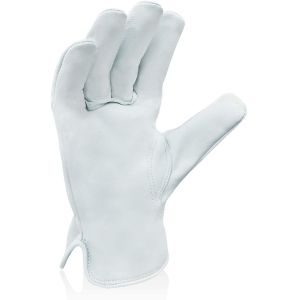 OEM ODM Rubberized Palm Leather Work Gloves Pasted Cuff