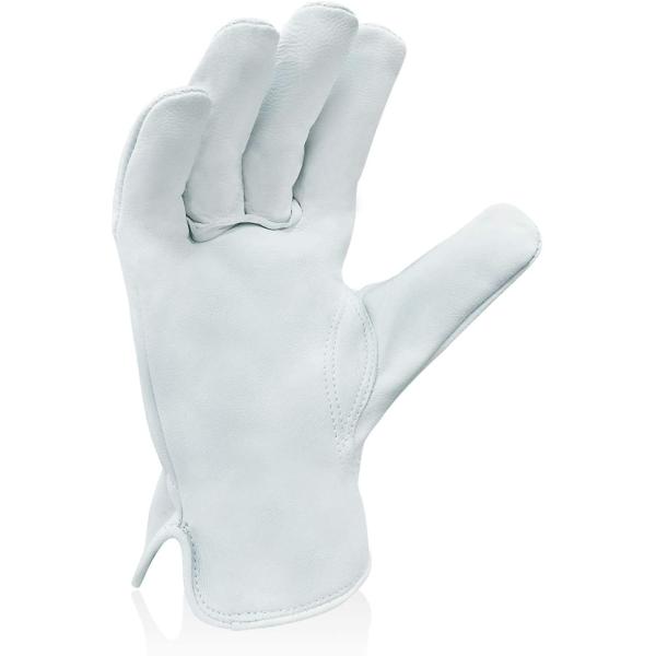 Buy OEM ODM Rubberized Palm Leather Work Gloves Pasted Cuff at wholesale prices