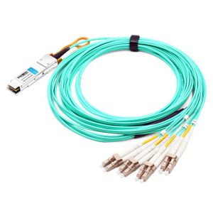 Extreme F10-QSFP-8LC-AOC30M Compatible 30m (98ft) 40G QSFP+ to 8 LC Connector