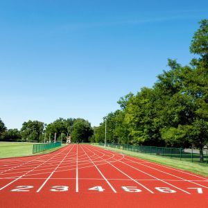 High Elasticity Jogging Track Material Rubber Playground Surface