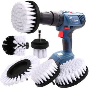 5 pieces drill brushes attachment cleaning brush rim brush scrubber cleaning