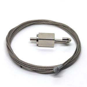 Self Locking Brass Cable Gripper Hanger Signage Cable Hanging Systems