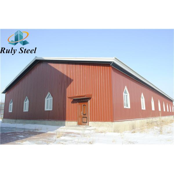 Buy Prefabricated Steel Warehouse with Sandwich Panels for Industrial Use at wholesale prices
