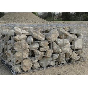 1mx1mx1m Welded Wire Gabion Cage Heavy Duty Galvanized