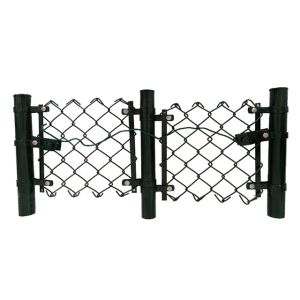 Iron Stadium Customizable Chain Link Wire Mesh Fence Green Coated Iron Net