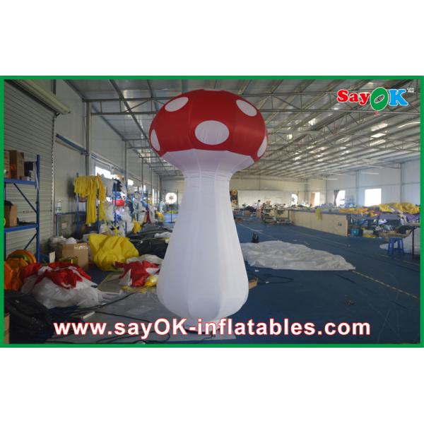 Red / White Lighted Yard Decorations With Led Bulbs Advertisement Use