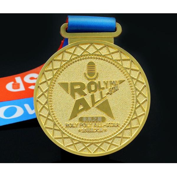 Marathon gold silver medal school running metal MEDALS sports meeting running competition medal custom logo words