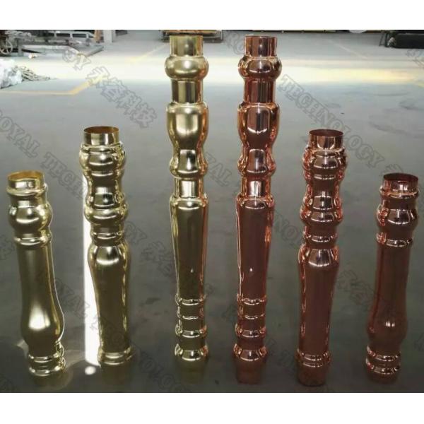 Large Size Stainless Steel Panels and Tubes Coating, Furniture PVD TiN Gold Plating Machine