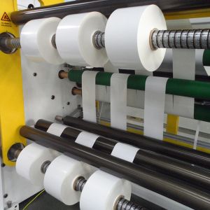 BOPP PET Tape Jumbo Roll Slitting Machine Adhesive Tape Rewinding Machine