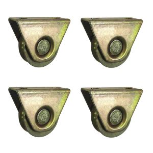 Zinc 660lbs Loading 4 Inch Heavy Duty Casters U Shape