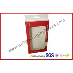 Iphone Case Coated Paper Box Card Board Packing With Big Window