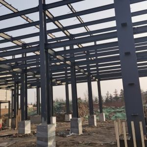 Prefabricated Wide Span Light Steel Industrial Building Steel Structure