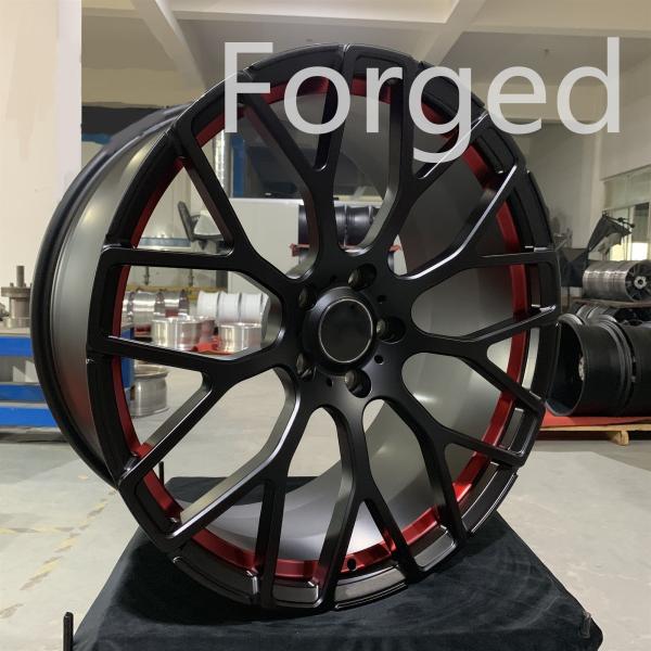 5x130 matt black color and red line 22x10 wheels forged wheels for mercedes G class
