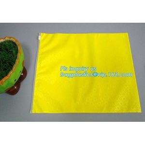 reclosable packaging slider zipper bags, Side gusset handle slider zipper,