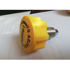 Yellow Caps Gym Equipment Parts / Weight Pop Pin For Strength Equipment