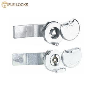 Auto Equipment Cabinet And Door Zinc Alloy Padlock With Dust Cover Cam Lock