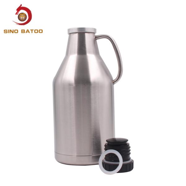 Buy 64oz Stainless Steel Vacuum Insulated Beer Growler With BPA Free Lid at wholesale prices