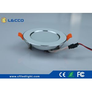 SMD 5730 0.5W Chip LED Recessed Downlight 5W 120° Beam Angle Disk Type 100 LM /