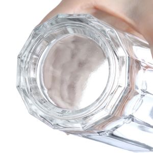 Aluminum Plastic PP Collar 500ml Vintage Brandy Bottle with Glass Acrylic