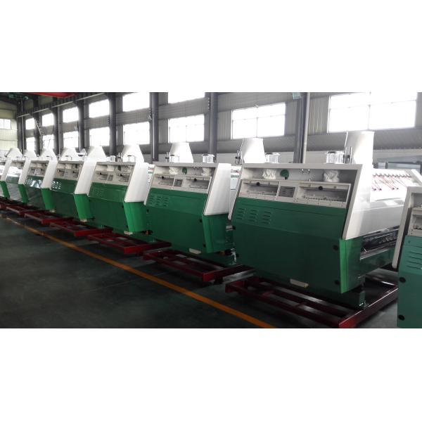 Green And White Color Flour Mill Plant Machine FQFD 38 x 2 x 3 Purifier