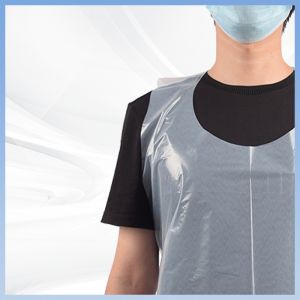 Household Plastic Disposable PE Apron Waterproof Oil Proof Pollution Proof