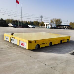 Quality 70 Tons Steering Wheel Omnidirectional Trackless Transport Cart for sale