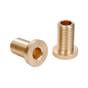 Brass Round Part Of Lamp Holder Parts Broaching Cnc Machining