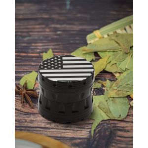 Pollen Catcher Aluminum 2.5 Inch 4 Piece Herb Grinder