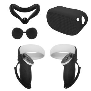 Quality Anti-Fogging 4 In 1 VR Silicone Cover Set Protective For Oculus Quest 2 Accessories for sale