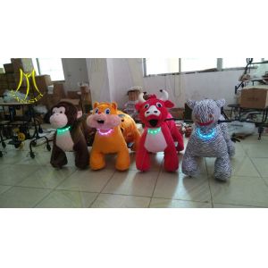 Hansel guangzhou toys factory kids ride on stuffed electric motorized animals