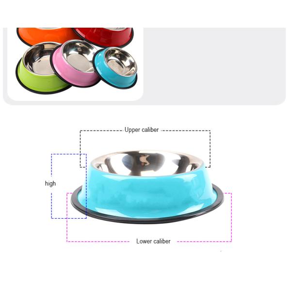 Stainless Steel Pet Bowl Not Applicable Power Source Durable Sturdy for Your Furry Friend