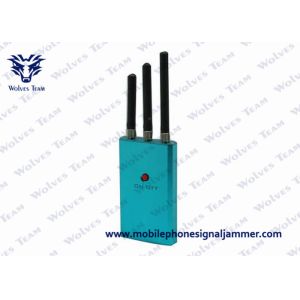 Quality Mini Size Handheld Signal Jammer Customized Frequency 3 Omnidirectional Antennas for sale