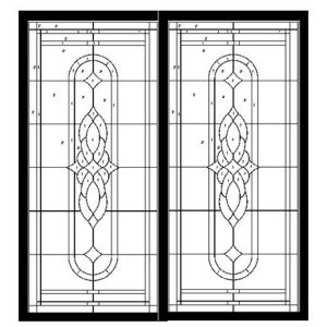triple glazing panel with IGCC