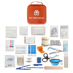 First Aid Kit for Dogs and Cat Home Outdoor Veterinary Instrument with Tick