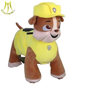 China Hansel 2018 wholesale Paw Patrol walking plush zippy pets electric dog scooter ride on sale