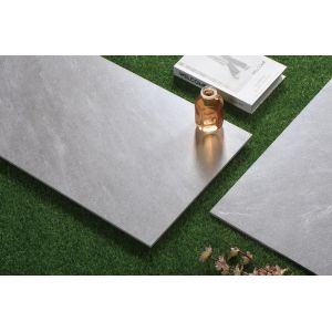 Wear-Resistant Gray Glazed Ceramic Wall Tiles 400x800mm