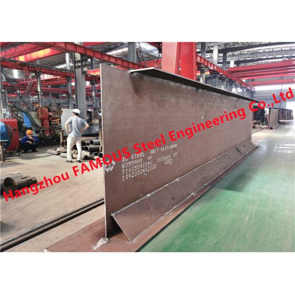 Buy Q355nhd Weather Resistant Steel Plate Assembled Steel Structure Truss Bridge Main Girder at wholesale prices