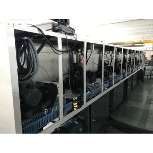 PE Coated Double Flexo Printing Machine with 100mm Web Roller Diameter and UV IR