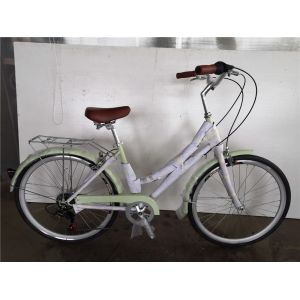 1.8m Length Steel Frame 700C Women Single Speed City Bike for American Market
