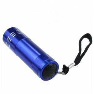 Outdoor LED Emergency Flashlight Camping Lamp Customized Aluminum Mini Torch 9